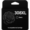 Eurotone 308XL Cartuccia Nero Compatibile per HP 308 308XL HP Envy 6110 6120 6130 6520 6530