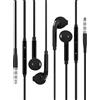 HOYULLI Cavo per cuffie con cavo jack da 3,5 mm (confezione da 2) per iPhone compatibile con Samsung Android PC PS4 cuffie con microfono audio musica connettore rumore auricolari per computer spina sportiva