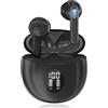 Eisreho Cuffie Bluetooth senza fili, Bluetooth 6.0, con 4 microfoni | 40 ore di autonomia, display LED, HiFi stereo, per lavoro, sport, gioco