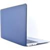 ELLENNE Custodia Pelle per MacBook Air 13 M5 M4 M3 M2 2026-2022, Blue | Case in Pelle PU per Apple MacBook Air 13,6 pollici Cover 2026 2025 2024 2023 2022, A3449 A3240 A3113 A2681,