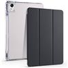 ZORSOME Custodia protettiva per Huawei Matepad 11.5S 11.5/Air 11.5 (2023), con supporto posteriore trasparente [portapenne], custodia antiurto con funzione di accensione/spegnimento automatico, nero