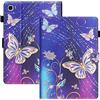Aswant Custodia per Samsung Galaxy Tab S6 Lite 10.4'' SM-P613/P619/P610/P615, Ultra Sottile Cover Samsung Tab S6 Lite, Pelle PU Tab S6 Lite 10,4 Pollici (Diamanti Farfalle)