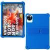 AKNICI Custodia Silicone per DOOGEE T10W/DOOGEE T10 Plus/DOOGEE T10 PRO/DOOGEE T10/DOOGEE T10S/DOOGEE U10/DOOGEE U10 PRO/DOOGEE U9 Tablet 10 Pollici, Protettiva Cover con Supporto Integrato, Blu