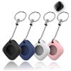 yystao Confezione da 4 custodie protettive per CHZHVAN Key Finder, yystao in silicone, compatibili con CHZHVAN World Tag, con cordino (nero, bianco, blu e rosa)