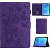 CASAFUNY Custodia Cover per Huawei MediaPad M5 /M5 PRO 10.8 Pollici 2018 Copertura protettiva con Supporto e Auto Svegliati/Sonno Cover per Huawei Mediapad M5/M5 Pro, Viola