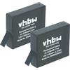 vhbw 2x batteria compatibile con Insta360 One X fotocamera (1150mAh, 3,8V, Li-Ion)