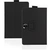 INSOLKIDON Compatibile Per TCL tab 11 Gen 2 11-INCH Tablet Custodia protettiva in pelle Cover con Funzione di Supporto, Auto Svegliati/Sonno,Cover Protezione in PU Pelle (Nero)