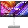 ASUS PROART DISPLAY PA24ACRV, Monitor Professionale 23,8" IPS QHD, Grigio | (2560x1440), 95% DCI-P3, Accuratezza Colori ΔE<2, Calman, USB-C PD 96W, VESA DisplayHDR 400 MediaSync
