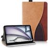 AsWant Custodia per iPad Air 11 Pollici M3/M2 2025/2024 - Pelle Ultra Sottile PU Case con Funzione Stand Tablet Protettiva Cover iPad Air 11 (Marrone)