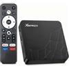 RUPA Android 14.0 TV Box 4K@60HZ, RK3518mini Android Box con RAM 2G ROM 32G WiFi6 Enternet 10/100M Bluetooth 5.0 USB3.0 Supporta 3D HD 8K 2K 1080P HDR 10 HD Smart TV Box Andoid con Telecomando Vocale