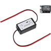 GaxmLou Filtro Retrocamera Auto 12V DC, Car Filter Raddrizzatore, Raddrizzatore Filtro di Alimentazione 12V, Compatibile per Disturbi Video e Alimentazione Instabile, Telecamera Posteriore