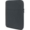 moex Custodia tablet per Samsung Galaxy Tab Active 4 Pro - Custodia con scomparto per accessori, fibra di poliestere, minimalista con chiusura lampo, impermeabile, antracite, DC-2287-DU-BLAU