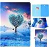 X-Best Custodia per Samsung Galaxy Tab A 9.7 (SM-T550/T551/T555), in pelle PU a portafoglio con funzione di vibrazione per Samsung Galaxy Tab A 9.7