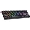 Geeky GK65 65% | Hot Swappable Tastiera da Gioco Meccanica | 68 Tasti Multi Colore RGB LED Retroilluminati per Gaming su PC/Mac | ANSI US Tastiera Americana (Nero, Mechanical Black)