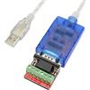 Jeirdus - Cavo adattatore convertitore seriale da USB a RS422 RS485 con chip FTDI, supporta Windows 10, 8, 7, XP e Mac con protezione ESD 1.5ft/0.5Meter
