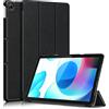Kepuch Custer Cover per Realme Pad 10.4,PU-Pelle Case Custodia per Realme Pad 10.4 - Nero