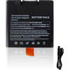 Prosishing 10000mAh Batteria di Ricambio per JBL Partybox Stage 320/JBL Xtreme 4, 7,4V Batteria Agli Ioni Di Litio Ad Alte Prestazioni con Ingresso Type-C Compatibile con JBL PartyBox Club 320