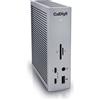 CalDigit TS4 Thunderbolt 4 Dock - 18 porte, ricarica 98W, 3x Thunderbolt 4 40Gb/s, 5 x USB-A, 3 x USB-C (10Gb/s), 2.5GbE, display singolo 8K o doppio 6K 60Hz, Mac, PC, Chrome Compatibile con cavo da