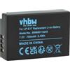 vhbw batteria compatibile con Canon EOS Kiss X8i, 8000D, 800D, 250D, 77D, Kiss X10, 750D, 850D, 200D, 760D fotocamera (750mAh, 7,2V, Li-Ion)