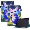 CXTcase Custodia per Lenovo Tab M10 (3rd Gen) 10.1 2022,PU Intelligente Tablet Cover Lenovo Tab M10 3rd Gen 10.1 2022,Tablet Custodia con Slot per Schede,Coniglio Carino