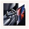 Generic Supporto universale per tablet da poggiatesta per sedile posteriore, girevole a 360°, regolabile, estensibile, per iPad, iPhone, Samsung, Switch, tablet da 5-11 pollici, nero