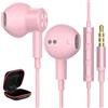 iMangoo Cuffie Auricolari con Filo,3,5mm Cuffie per Redmi Note 12 Pro 11 Pro 15C | Magnetico Auricolari in-ear con Microfono Cuffie con Filo per Galaxy A14 A13 A23 A04S A52S Per Moto g32 g84 g72 g32 e13 g77