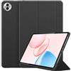 zZjoOoj Custodia Silicone per Honor Pad 10 (12.1 Pollici 2025 Modelo),Cover Smart con Supporto a Tre Pieghe, Auto Sveglia/Sonno (Nero)