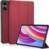EasyAcc Custodia Compatibile con Xiaomi Redmi Pad Pro 12.1 Pollici 2024 | (Non compatibile con Redmi Pad 2 Pro 2025) -Ultra Sottile con Cover Leggero Supporto in Pelle PU Case, Bordeaux