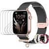 Renwox 5pcs pellicola idrogel per Erkwei Smart Watch 1.83 | Orologio intelligente Flessibile HD Clear Pellicola Protettiva Schermo TPU Ultra Sottile, Touch Sensibile, Senza bolle