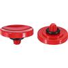 Generic Pulsante di scatto della fotocamera, confezione da 2, pulsante di scatto morbido in rame puro, concavo, adatto per Nikon e Fujifilm per fotocamera Leica DSLR/SLR, rosso