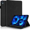 Succtopy Custodia iPad Air 5/4 (10,9-Pollici, Modello 2022/2020, 5a/4a Generazione),Cover in Pelle PU Flip Portafoglio con Porta Penna,Custodia Protettiva con Slot Card iPad Air 5/4 2022/2020,Nero