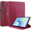 Succtopy Cover per Samsung Galaxy Tab S10 Lite 10.9 2025 /S10 FE 10.9 2025/ S9 FE 2023 Cover in Pelle PU con 360 Gradi di Rotazione Custodia Protettiva con Porta Penna Rosso