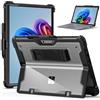 Gerutek Cover per Microsoft Surface Pro 13 2026 (12a Gen)/Pro 11/10/9,Nero | Surface Pro 11/Pro 10/Pro 9 (2024/2024/2022) 13'' Custodia Antiurto con [Supporto e Cinghia da Polso][Tastiera Installabile]