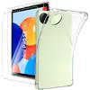 MEMELOKA Custodia per Xiaomi Redmi Pad SE 4G 8.7 Pollici + 2 Pezzi Vetro Temperato, Cover Protezione in TPU Morbido Ultra-Sottile con Airbag in Silicone Rinforzato - (Transparente)