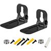 Durlo Staffa di montaggio a parete per soundbar HW-N950 HW-S40T HW-S41T HW-S60T HW-T400 HW-A55C, confezione da 2 supporti per soundbar neri con kit di montaggio a parete