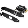 GigaPlus 10Gb PCIe 4.0 x1 Network Card, GigaPlus 10G RJ45 Ethernet Card with Realtek RTL8127AT