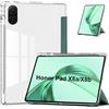 FDHYFGDY Cover per Honor Pad X8a/X8b 11, [Ultra sottile e antiurto] Design Pieghevole a Forma di Y, SmartWake/Sleep, con Portapenne Custodia Protettiva - Verde Scuro