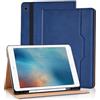 Vkooer Custodia per iPad PRO 9.7 Pollici 2016 Release Cover Protettiva Pelle PU con Multi-angli Slim Fit Folio e Auto Svegliati/Sonno, Supporto Funzione Flip Tasca Case - Blu