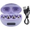 Generic Auricolari, Auricolari Wireless con Display Digitale a LED e Controllo Touch con Microfono a Cancellazione di Rumore, per la Corsa, il Nuoto, gli Sport All'aria (PURPLE)