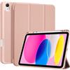 ProCase Cover iPad A16 11 Gen 11 Pollici 2025/iPad 10 Gen 10,9 Pollici 2022 | Custodia iPad (A3354 A3355 A3356 A2696 A2757 A2777) Auto Svegliati/Sonno con Portapenna -Oro Rosa