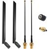 YFYWINSH 2 pezzi Antenna Lora 868 MHz con cavo IPEX‑SMA - Guadagno 5 dBi, SMaMaschio 195 mm, prolunga IPEX a SMA femmina 17 cm, ideale per Meshtastic, ESP32, scheda WiFi per PC e progetti Lora a lunga portata