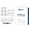 Generic 3 paia di gommini di ricambio in silicone per Samsung Galaxy Buds FE XDcase, S/M/L, colore bianco