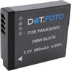 Dot.Foto DMW-BLH7, DMW-BLH7E Premium 7.2v / 680mAh Batteria Ricaricabile per Panasonic Lumix DMC-GM1, DMC-GM5, DMC-GF7, DMC-LX10, DMC-LX15