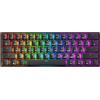 GK61s, Tastiera meccanica da gaming, 61 tasti multicolore RGB, retroilluminata con illuminazione a LED, con cavo, programmabile, cablata, per giocatori su PC e Mac (layout italiano non garantito