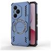 Longstong Custodia Armatura Magnetica per HONOR 400 Pro 5G (6.7 Inches) - Blu