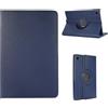 SOTEFE Custodia con rotazione a 360° per Samsung Galaxy Tab A8 10.5 pollici 2022 SM-X200/SM-X205/SM-X207 - Custodia in pelle PU supporto multi-angolo Smart Shell Cover per Samsung Galaxy Tab A8 10.5