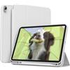 ZOPSGYU Cover per iPad Air 11 Pollici 2026/M3 2025/M2 2024, iPad Air 5e/4e 10,9 2022/2020 con portapenna, custodia morbida antiurto in TPU, compatibile con Pencil Pro/2a generazione, grigio