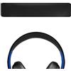 Geekria Cuscinetto per fascia in pelle proteica compatibile con cuffie wireless stereo Sony PlayStation Gold, Playstation 4, PS3 (CECHYA-0083), ricambio fascia/riparazione (Nero)