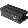 ciciglow Dissipatore di Calore SSD M.2 2280 a Doppia Faccia NVMe, Lega di Alluminio, Compatto e Silenzioso, Protezione Dati con Cuscinetto Termico in Silicone