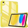 Generic Custodia per iPad (A16) 11/ipad10th, 11 pollici 2025 con portamatite, tripla (giallo)